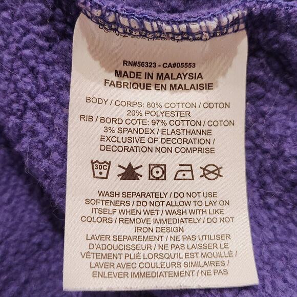 Nike Womens Purple Crewneck Sweatshirt Size XL Loungewear Sportswear Casual - Picture 5 of 9